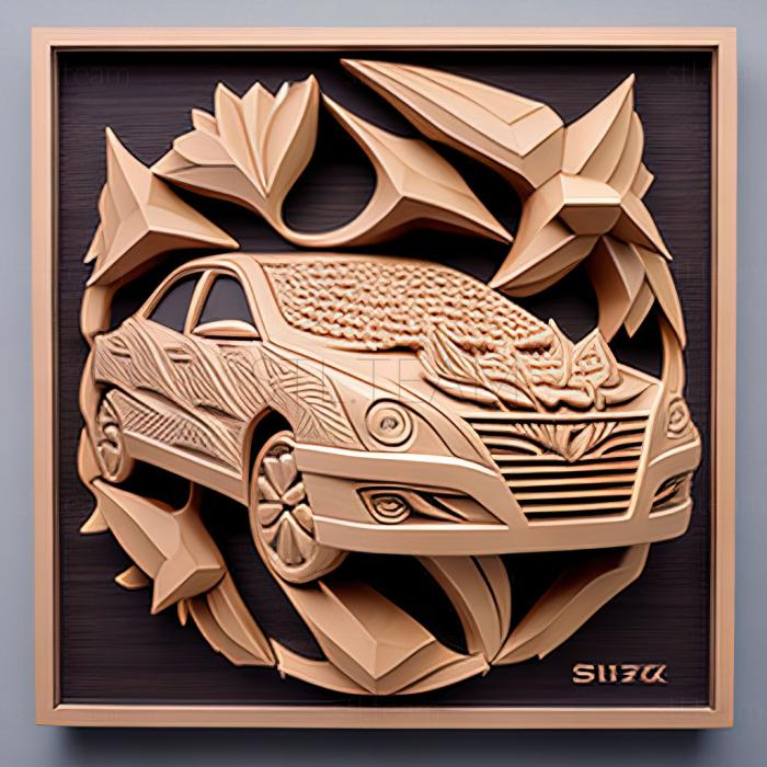 3D model Suzuki Kizashi (STL)